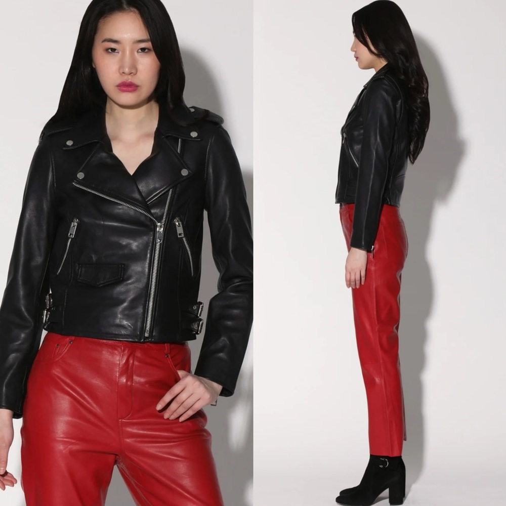 Walter Baker lamb Leather Jacket - Picture 3 of 13